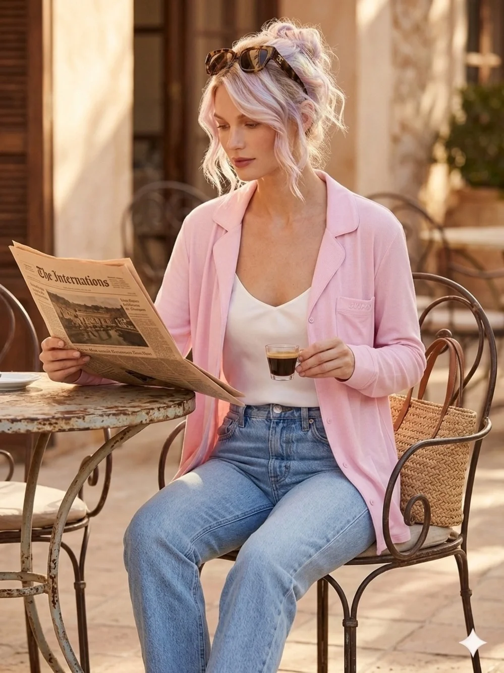 SKIMS Ultra Soft Pink Sleep Shirt | Size Large | NWT Pink Button-Down Lounge Top - Picture 6 of 6